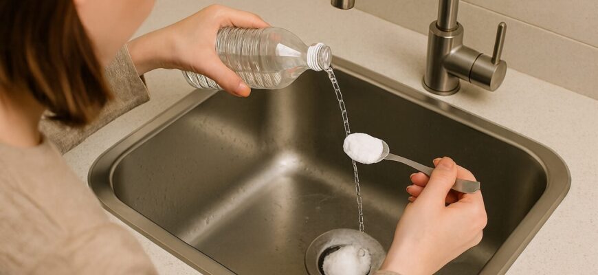 Всього пів склянки цього порошку, і злив у раковині працює як годинник: не засмічений і не смердить