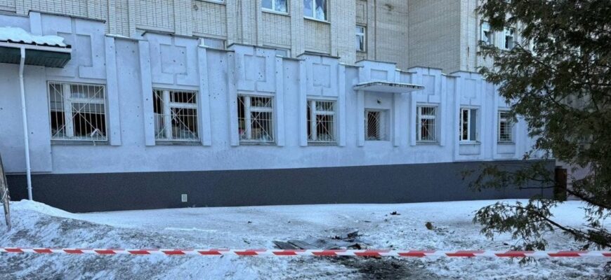 Росіяни обстріляли дитячу лікарню в обласному центрі Росіяни обстріляли дитячу лікарню в обласному центрі