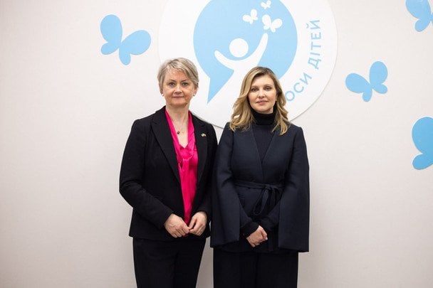 Іветт Купер та Олена Зеленська / © Instagram Олени Зеленської