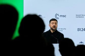 Зеленський у Мюнхені заявив, що ЄС дає Путіну фінансову стабільність, закликавши конфіскувати “тіньовий флот”