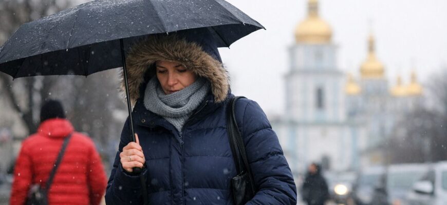 Дістайте пуховики: в Україну повертається холод, можливий мокрий сніг