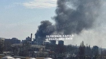 пожежа в Києві 26 березня_2 / © із соцмереж