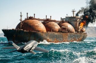 Росія звинуватила ЗСУ в атаці дронів по газовозу “тіньового флоту”: дотяглися до берегів Лівії