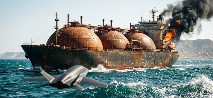 Росія звинуватила ЗСУ в атаці дронів по газовозу “тіньового флоту”: дотяглися до берегів Лівії Росія звинуватила ЗСУ в атаці дронів по газовозу “тіньового флоту”: дотяглися до берегів Лівії