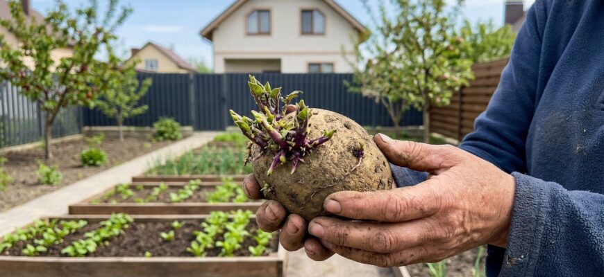 Раніше цієї дати навіть не думайте: коли насправді треба садити картоплю у 2026 році Раніше цієї дати навіть не думайте: коли насправді треба садити картоплю у 2026 році