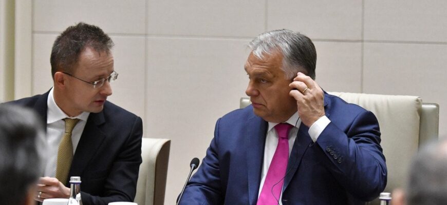 Шпигунський скандал в Угорщині: Орбан наказав почати перевірку через нібито прослуховування Сіярто Шпигунський скандал в Угорщині: Орбан наказав почати перевірку через нібито прослуховування Сіярто