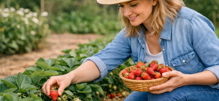 Всього 2 г на відро води під час цвітіння: моя полуниця дає подвійний урожай Всього 2 г на відро води під час цвітіння: моя полуниця дає подвійний урожай