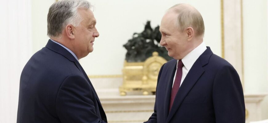 Путін похвалив Орбана за “Дружбу” та позицію щодо України Путін похвалив Орбана за “Дружбу” та позицію щодо України