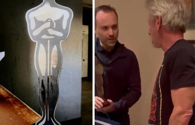 Укрзалізниця вручила Шону Пенну символічний “Оскар” із особливого металу (фото) Укрзалізниця вручила Шону Пенну символічний “Оскар” із особливого металу (фото)