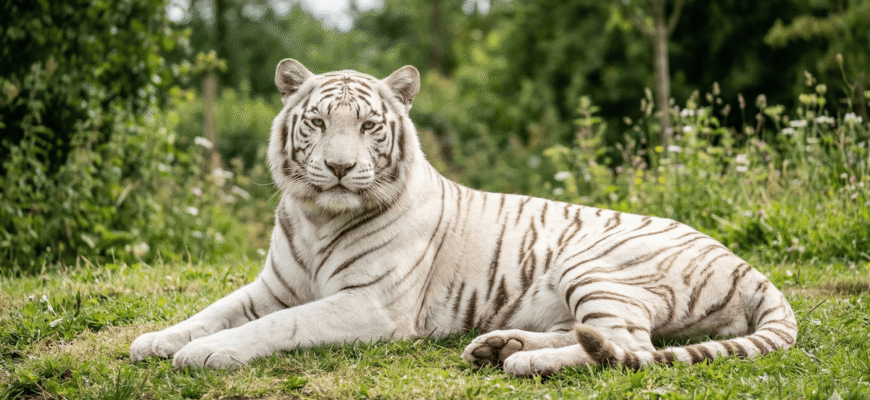Врятований з-під обстрілів білий тигр Алекс нарешті прибув до Британії Врятований з-під обстрілів білий тигр Алекс нарешті прибув до Британії