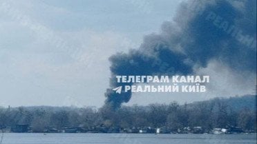 пожежа в Києві 26 березня_1 / © із соцмереж