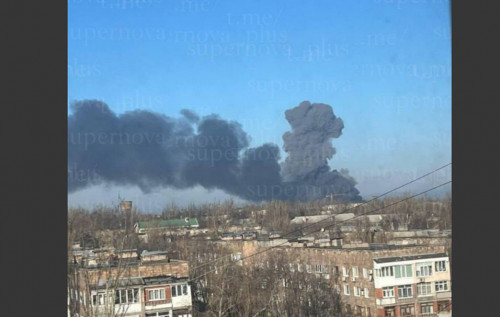 ЗСУ ракетами ATACMS та SCALP атакували склад "Шахедів" у Донецькому аеропорту ЗСУ ракетами ATACMS та SCALP атакували склад "Шахедів" у Донецькому аеропорту