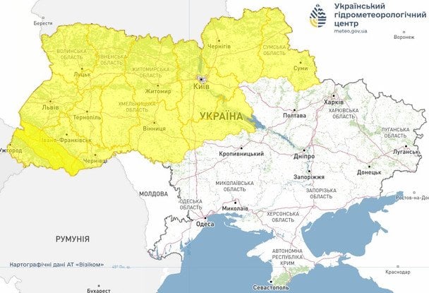 Заморозки в Україні 7 квітня. / © Укргідрометцентр