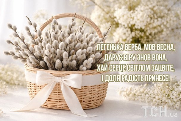 Привітання з Вербною неділею / © ТСН
