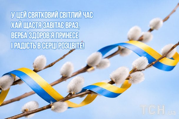 Привітання з Вербною неділею / © ТСН