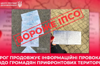 Росіяни запустили ІПСО у Нікополі через листівки про "наступ", – ЦПД