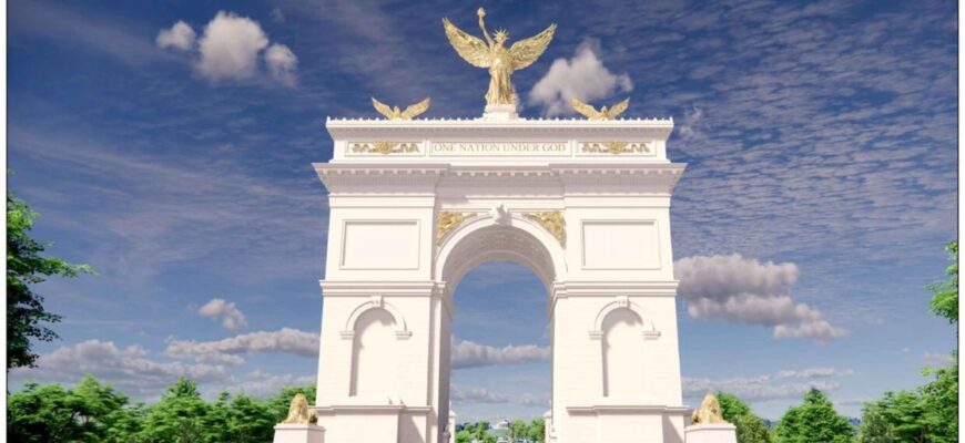 76-метрова тріумфальна арка імені Трампа може з'явитися у США: де зведуть постамент