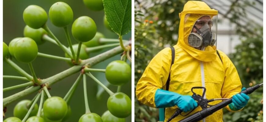 Зробила 2-3 обробки черешні після цвітіння: тепер збираю чисті, красиві ягоди без жодних сюрпризів всередині Зробила 2-3 обробки черешні після цвітіння: тепер збираю чисті, красиві ягоди без жодних сюрпризів всередині