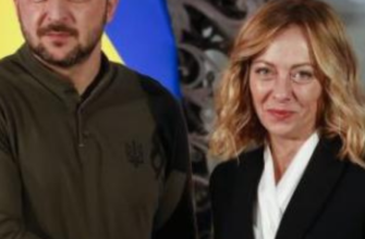 Зеленський прибув до Риму і зустрівся з Мелоні