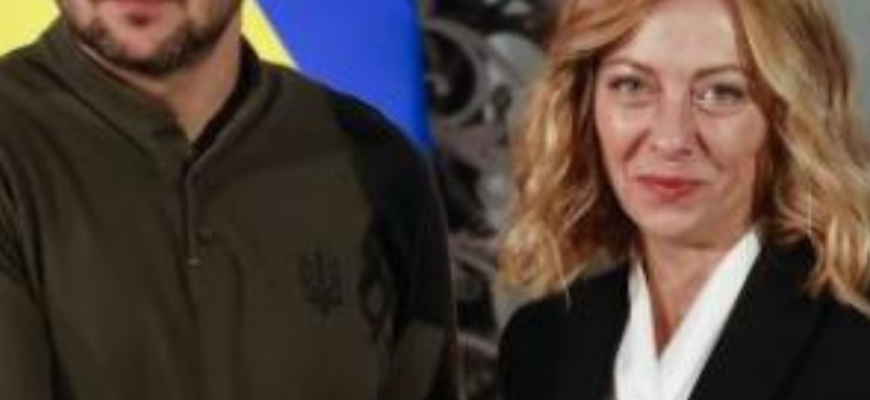 Зеленський прибув до Риму і зустрівся з Мелоні