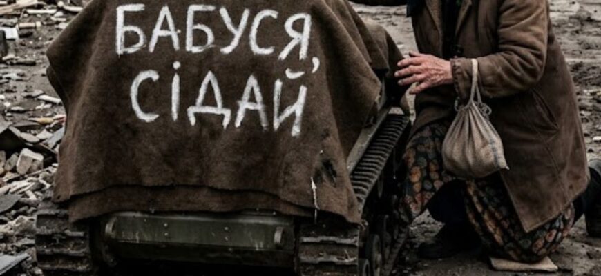 «Бабуся, сідай!»: неймовірна операція порятунку в Лиманському районі за допомогою бойового робота та дронів! 🤖👵🛡️ «Бабуся, сідай!»: неймовірна операція порятунку в Лиманському районі за допомогою бойового робота та дронів! 🤖👵🛡️