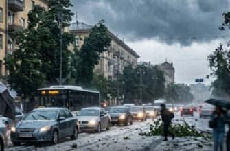 Стихія у столиці: Київ та область накрили потужний град та шквальний вітер