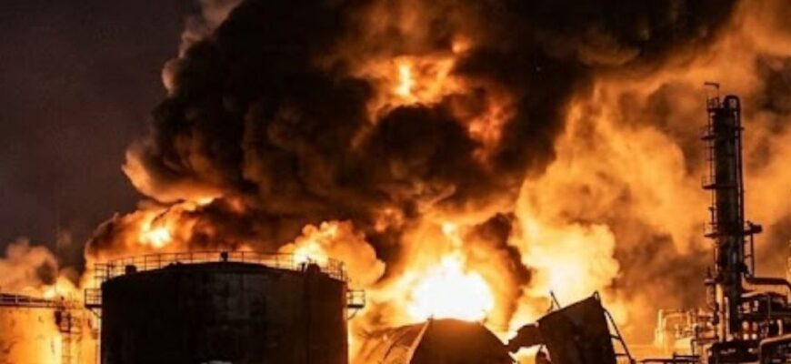 Добрі дрони вночі продовжили розносити на Росії нафтовий галузь: Вражено черговий НПЗ та стратегічний об’єкт нафтопроводу “Дружба”