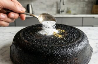 Мама з села підказала метод, як очистити сковорідку від багаторічного нагару: 2 ст. ложки + 4 склянки