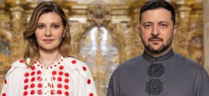 “Віримо і творимо дива”: Зеленський з дружиною привітав українців з Великоднем