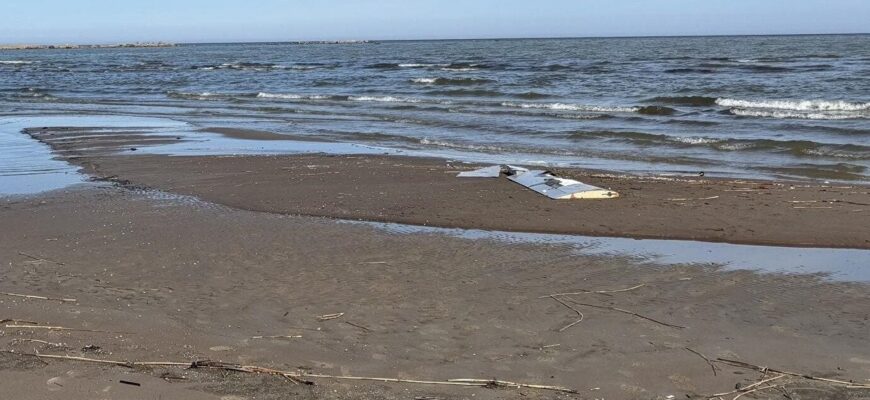 В Естонії море викинуло на берег уламок дрона: що відомо