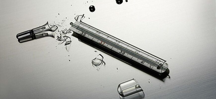 Якщо вдома розбився градусник: що робити і як прибрати ртуть Якщо вдома розбився градусник: що робити і як прибрати ртуть