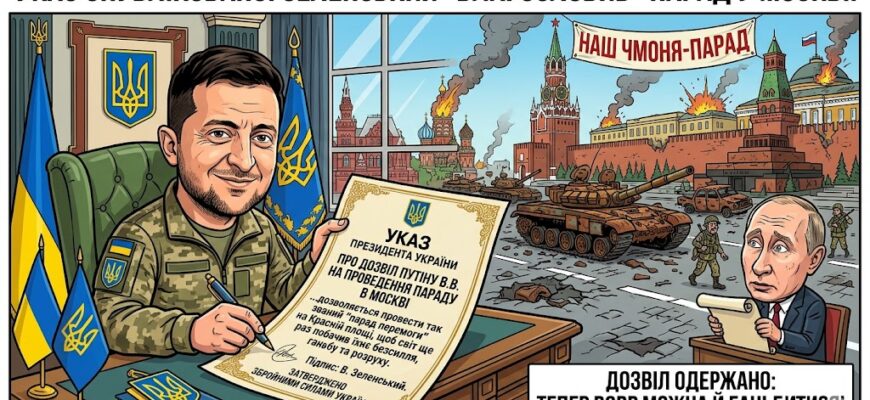 Зеленський дав дозвіл Путіну на проведення параду в Москві: деталі указу та перемир’я