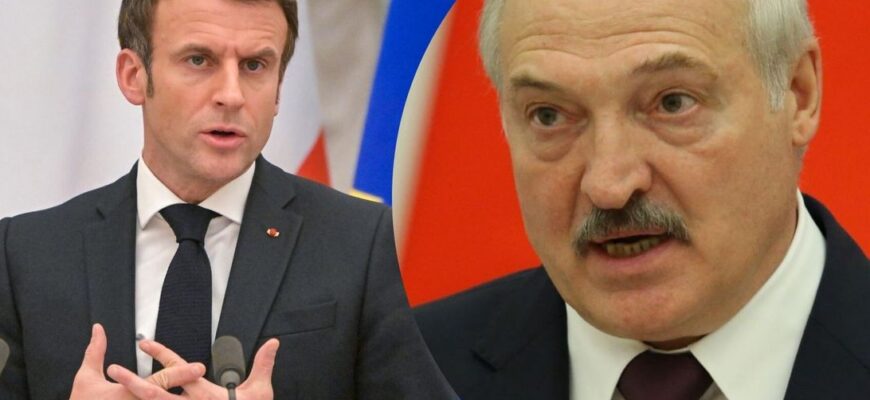 Макрон вивів Лукашенка на відверту розмову: що диктатор відповів про наступ з Білорусі
