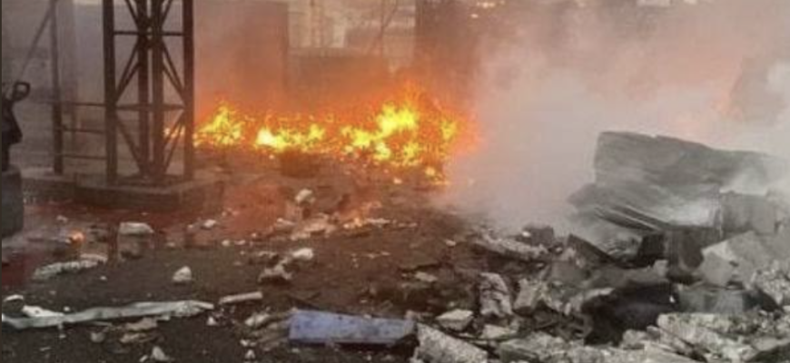 Тричі за добу: окупанти прицільно знищують термінал «Нової пошти» у Харкові