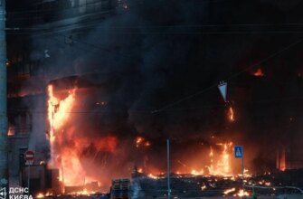 Атака на Київ: ДСНС оприлюднила моторошні кадри наслідків нічного терору