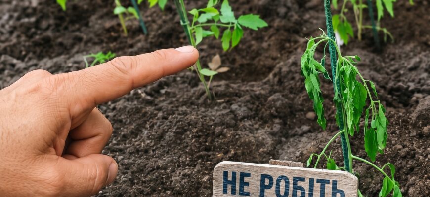 3 фатальні помилки при висадці помідорів: що знищує врожай і як це виправити