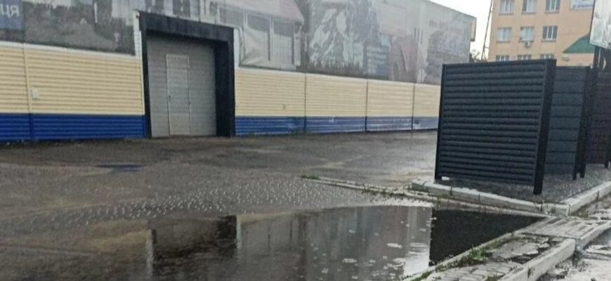 Повалені дерева, затоплені вулиці та град: три обласні центри України накрила негода