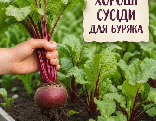 Правильне сусідство на городі: які культури допоможуть виростити солодкий буряк