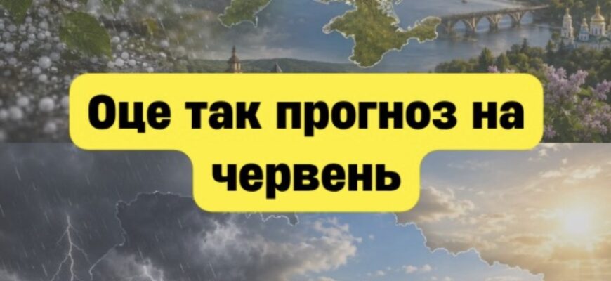 Спека до +35°C та грозові фронти: синоптики оприлюднили детальний прогноз на червень 2026