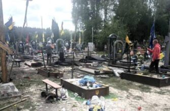 Удар по кладовищу: ворожий дрон сплюндрував могили українських героїв на Чернігівщині
