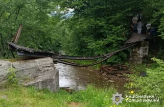 Міст із дітьми впав на Буковині: хто відповість за небезпечну розвагу