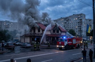 Вечірня НП у столиці: ресторан охопило полум’я, подробиці евакуації