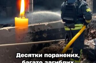 Ракетний удар по цивільному об’єкту: є загиблі та десятки поранених