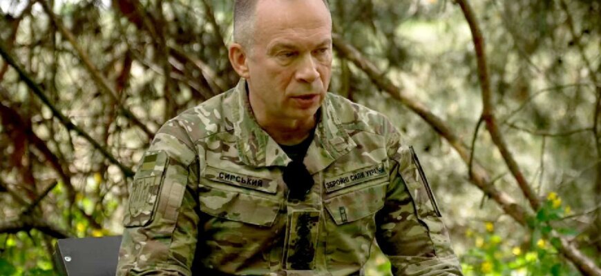 Крим, удари по Москві та гучний скандал у війську: Сирський розставив крапки над «і»