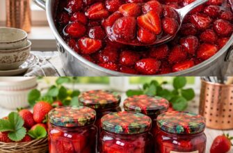 Варення з полуниці, яке розбирають ще до зими: ягідки цілі, а сироп густий, мов мед