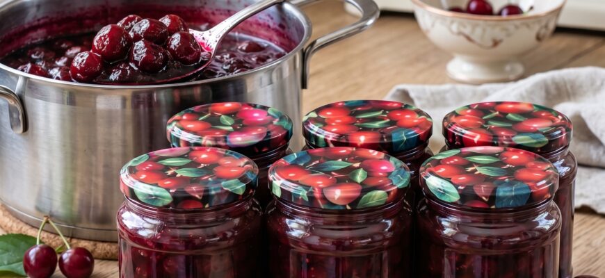 Варення з вишні, яке завжди виходить густим: ніяких загусників, лише один перевірений секрет