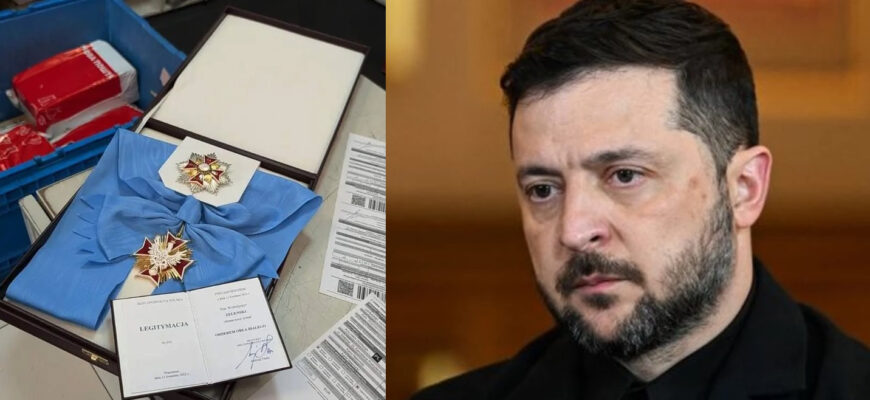 Дипломатичний демарш: Зеленський відправив польську нагороду кур’єром