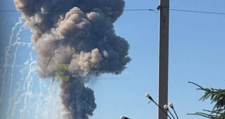 Під Бєлгородом прогримів потужний вибух: небо затягнуло густим чорним димом