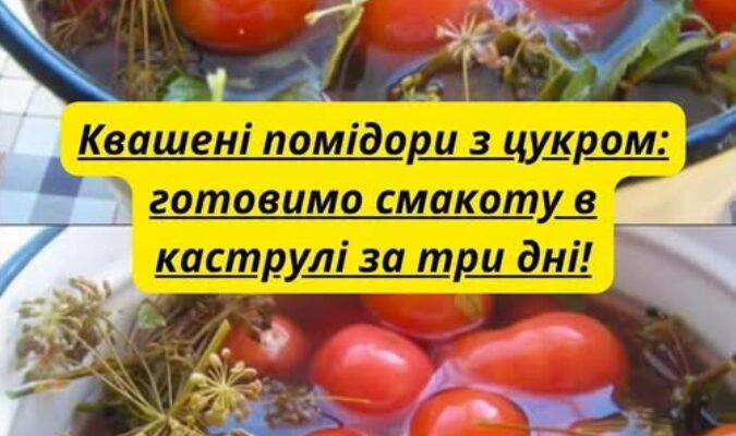 Ідеальна закуска без клопоту: секрет квашених помідорів у каструлі