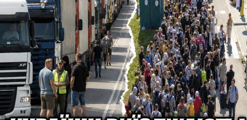Багатокілометрові затори на кордоні: що відбувається з українцями у чергах